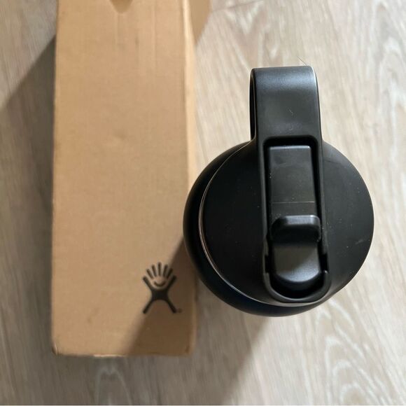 Hydro Flask 32oz Wide Mouth Flex Straw Insulated Water Bottle Black Handle NIB - Picture 9 of 9